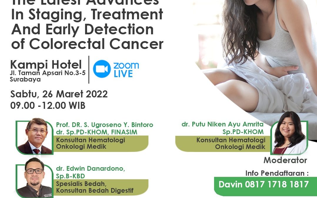 Hybrid Seminar: “The Latest Advances In Staging, Treatment And Early Detection of Colorectal Cancer”